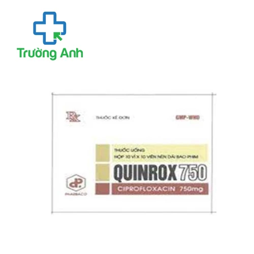 Quinrox 750 Pharbaco - Thuốc điều trị nhiễm khuẩn hiệu quả