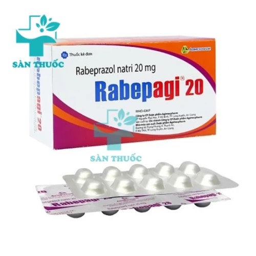 Rabepagi 20- Thuốc điều trị viêm loét, trào ngược dạ dày hiệu quả