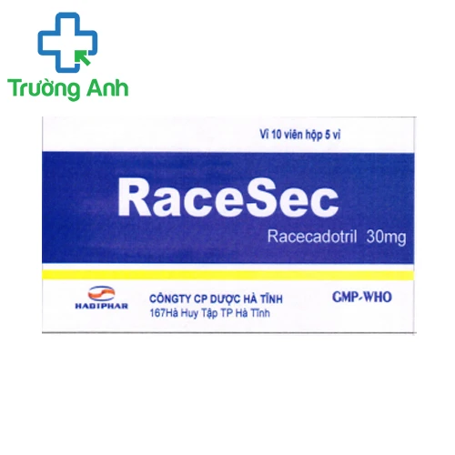 Racesec 30mg Hadiphar - Thuốc điều trị tiêu chảy hiệu quả