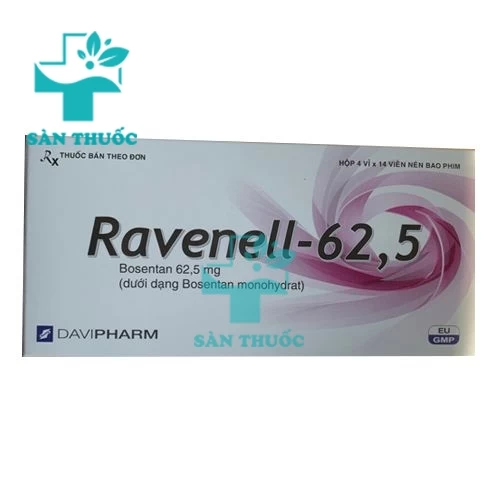 Ravenell-62,5 - Điều trị tăng huyết áp động mạch phổi của Davipharm