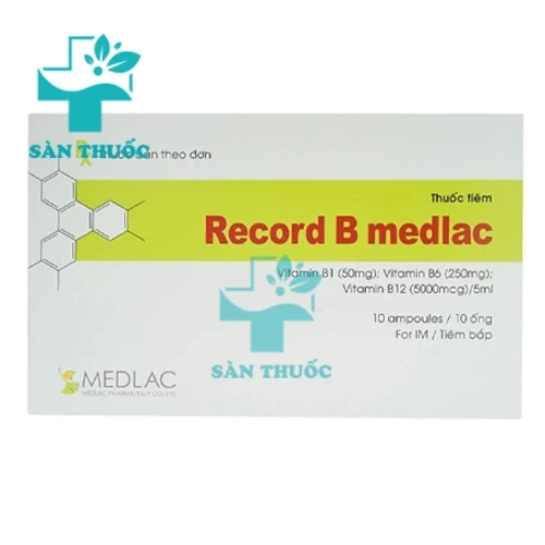 Record B Medlac - Thuốc điều trị đau dây thần kinh hiệu quả