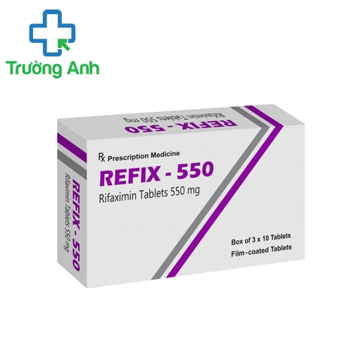 Refix 550mg - Thuốc điều trị bệnh não gan của Ấn Độ