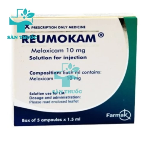 Reumokam 15mg/1,5ml - Thuốc trị đau xương khớp hiệu quả