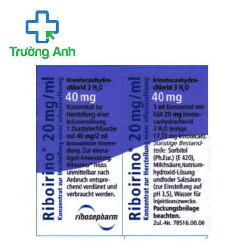 Riboirino 40mg/2ml- Thuốc điều trị ung thư đại trực tràng của Đức