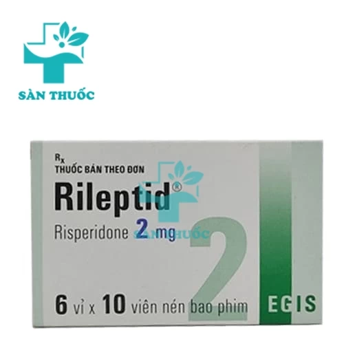 Rileptid 2mg - Thuốc điều trị bệnh tâm thần phân liệt của Hungary