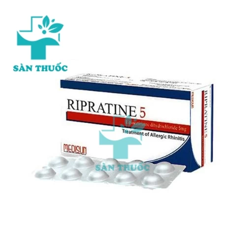 Ripratine 5 - Thuốc điều trị dị ứng hiệu quả của Medisun