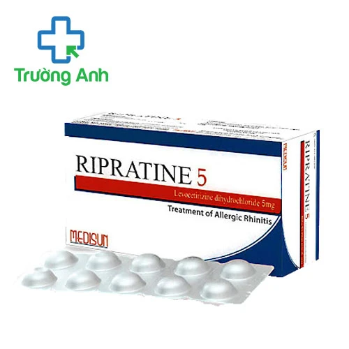 Ripratine 5 - Thuốc điều trị dị ứng hiệu quả của Medisun