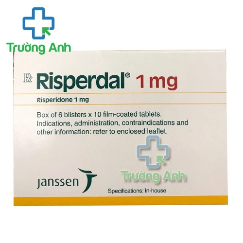 Risperdal 1mg - Thuốc điều trị tâm thần phân liệt hiệu quả
