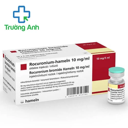 Rocuronium-hameln 10mg/ml - Thuốc giãn cơ của Đức