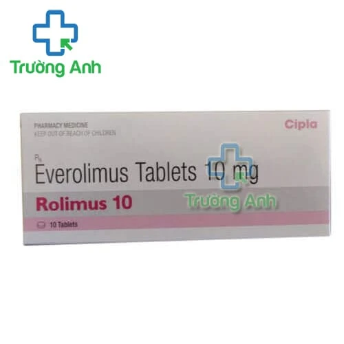 Rolimus 10mg Cipla - Thuốc điều trị ung thư của Ấn Độ