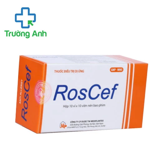RosCef - Thuốc điều trị viêm mũi dị ứng của Mediplantex 