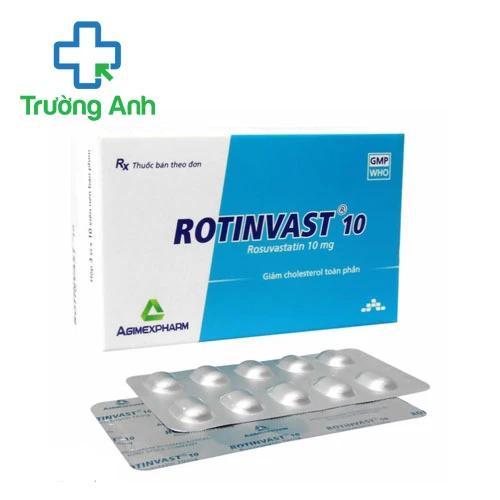 Rotinvast 10 - Thuốc điều trị tăng Cholesterol hiệu quả