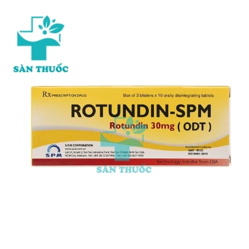 Rotundin-SPM - Thuốc giảm đau, an thần hiệu quả của SPM