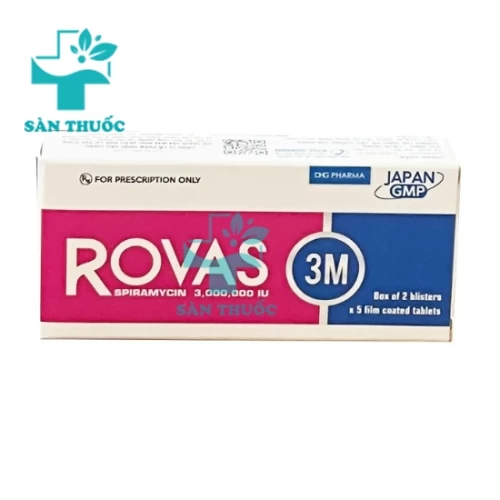 Rovas 3MUI - Thuốc kháng sinh điều trị nhiễm khuẩn hiệu quả