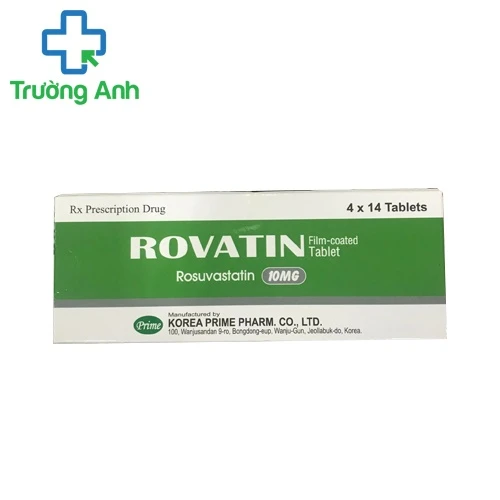 Rovatin Film-coated tablet - Thuốc trị tăng Cholesterol của Hàn