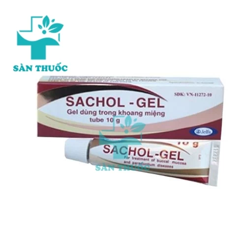 Sachol gel - Thuốc điều trị viêm loét khoang miệng hiệu quả