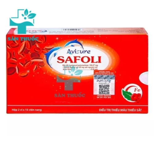 Safoli - Thuốc điều trị thiếu sắt và acid folic của CPC1 Hà Nội