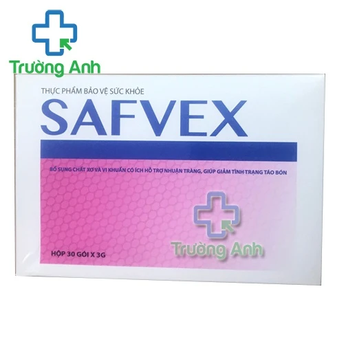 Safvex - Hỗ trợ cải thiện tình trạng táo bón, đầy hơi, khó tiêu
