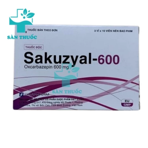 Sakuzyal 600 - Thuốc trị bệnh động kinh hiệu quả của Davipharm