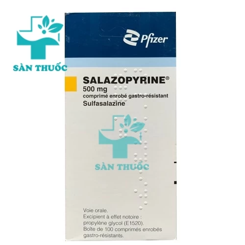 Salazopyrin 500mg - Thuốc điều trị viêm loét đại tràng hiệu quả