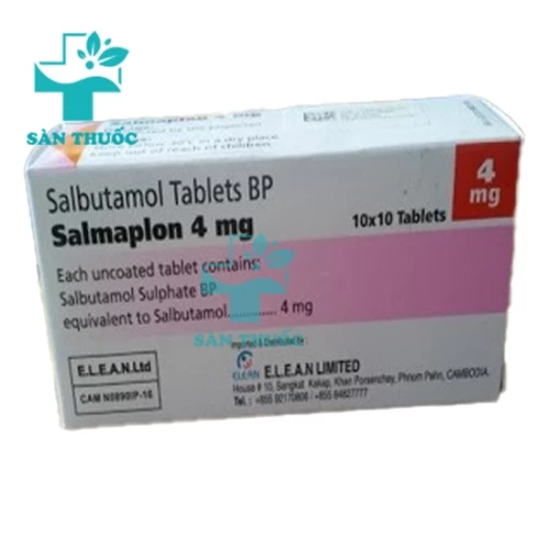 Salmaplon 4mg - Thuốc điều trị hen suyễn hiệu quả
