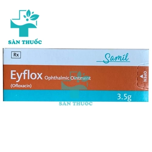 Eyflox ophthalmic ointment - Thuốc tra mắt của Hàn Quốc