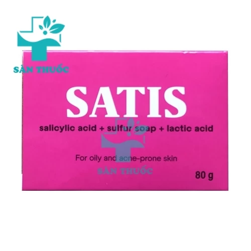 Satis 80g - Xà phòng làm sạch da và bụi bẩn