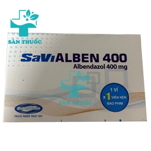 SaViAlben 400 Savipharm - Thuốc tẩy giun hiệu quả