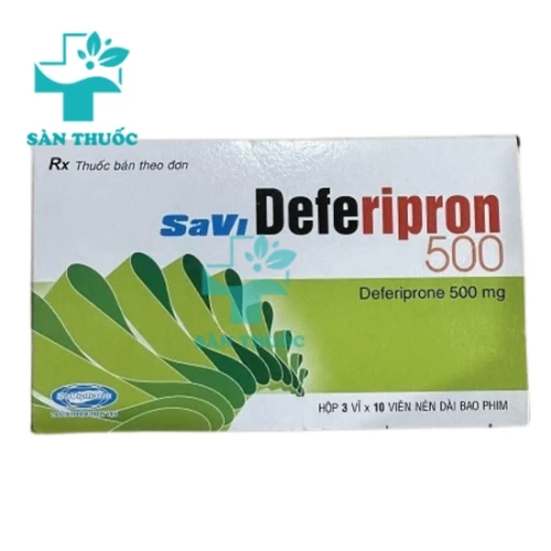 SaVi Deferipron 500mg - Thuốc điều trị quá tải sắt hiệu quả