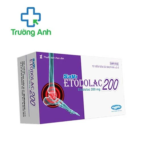 Savi Etodolac 200 - Thuốc điều trị viêm đau xương khớp