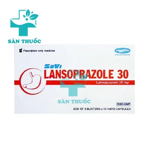 Savi Lansoprazole 30mg - Thuốc điều trị viêm loét dạ dày tá tràng