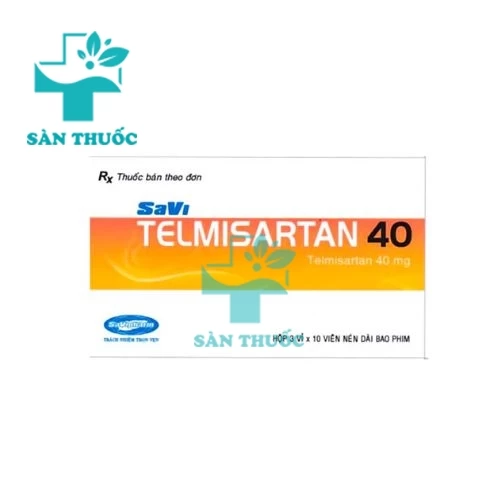 SaVi Telmisartan 40 - Thuốc điều trị tăng huyết áp vô căn