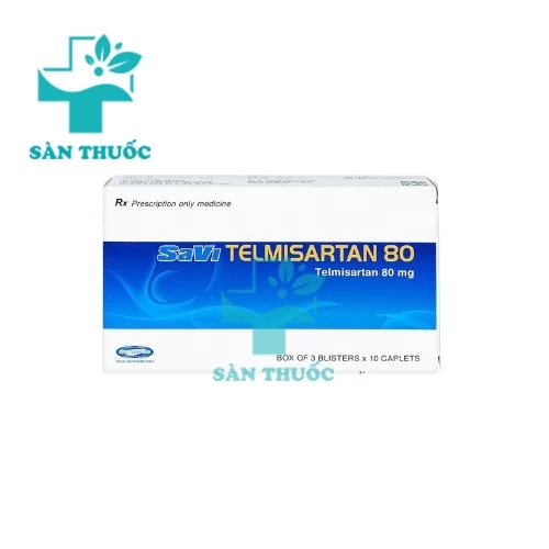 SaVi Telmisartan 80 - Thuốc điều trị tăng huyết áp hiệu quả