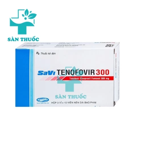 SaVi Tenofovir 300mg - Thuốc điều trị virus siêu vi B hiệu quả