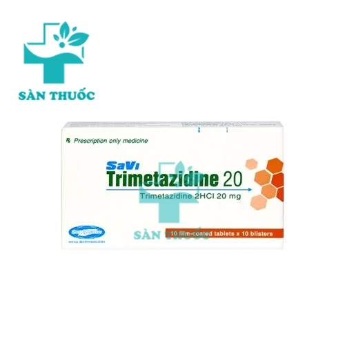 SaVi Trimetazidine 20 - Thuốc điều trị đau thắt ngực hiệu quả