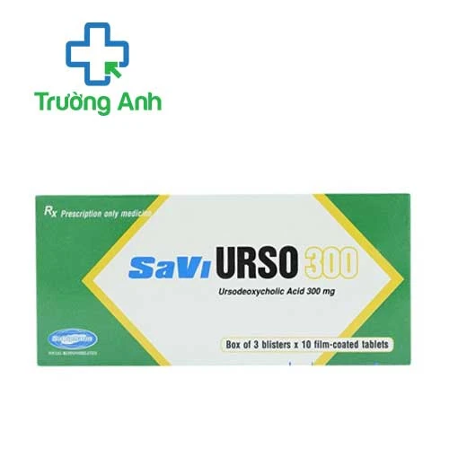 SaVi Urso 300 - Thuốc điều trị sỏi túi mật hiệu quả