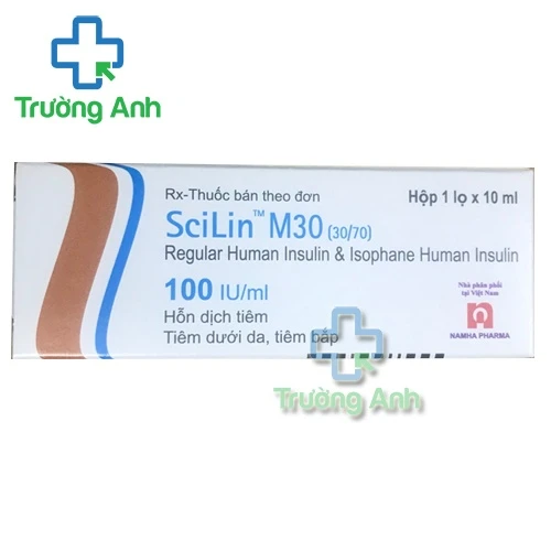 Scilin M30 (30/70) 100IU/ml Bioton - Thuốc trị bệnh tiểu đường