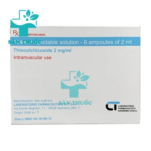 Sciomir 4mg/2ml - Thuốc giúp giãn cơ hiệu quả