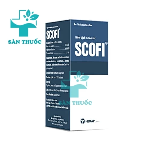 Scofi Merap - Thuốc điều trị viêm kết mạc,  viêm mí mắt