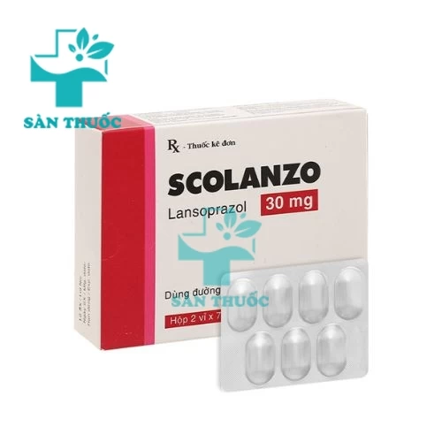Scolanzo 30mg - Thuốc điều trị viêm loét dạ dày, tá tràng hiệu quả