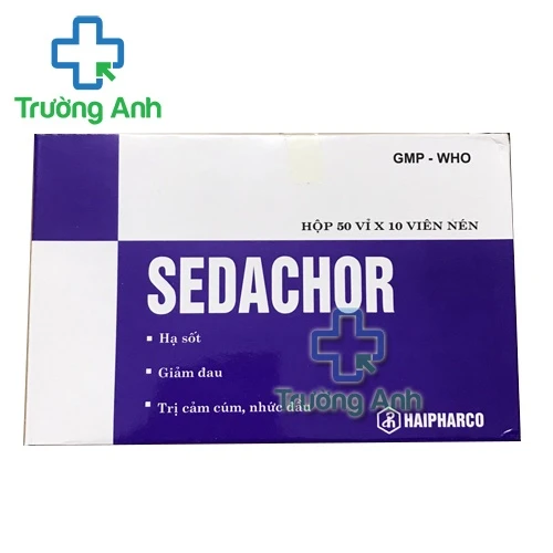  Sedachor - Thuốc hạ sốt, giảm đau, không gây buồn ngủ hiệu quả