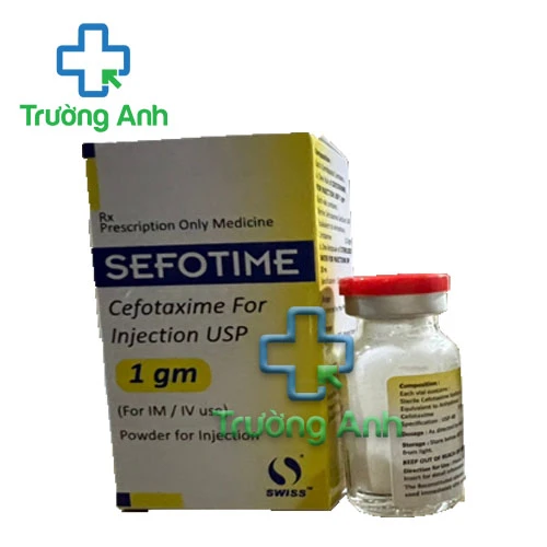 Sefotime (cefotaxime) Swiss - Thuốc trị nhiễm khuẩn nặng