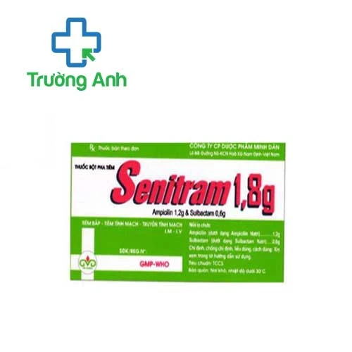 Senitram 1,8g MD Pharco - Thuốc điều trị nhiễm khuẩn nặng
