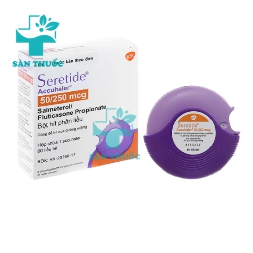 Seretide Accu.50/250  - Thuốc giúp điều trị hen phế quản hiệu quả