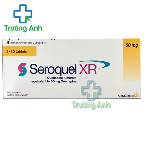 Seroquel XR 50mg - Thuốc điều trị tâm thân phân liệt hiệu quả
