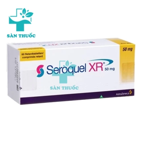 Seroquel XR 50mg - Thuốc điều trị tâm thân phân liệt hiệu quả