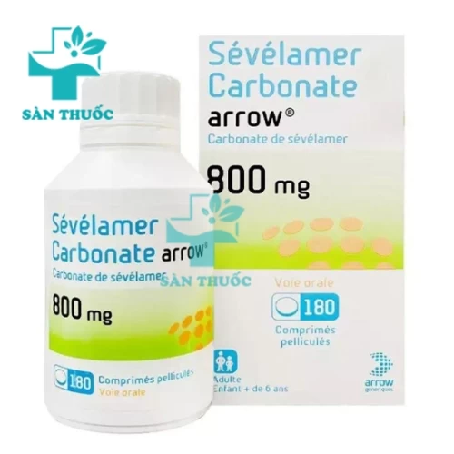 Sevelamer Carbonate 800mg - Thuốc kiểm soát phosphat huyết của Aurobindo