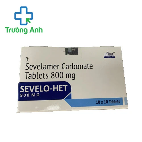 Sevelo-Het 800mg - Thuốc kiểm soát chứng tăng phospho máu của Ấn Độ
