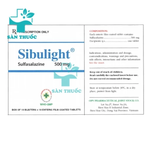 Sibulight 500mg OPV - Thuốc điều trị viêm đại tràng hiệu quả