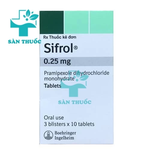 Sifrol 250mcg - Thuốc điều trị bệnh Parkinson hiệu quả